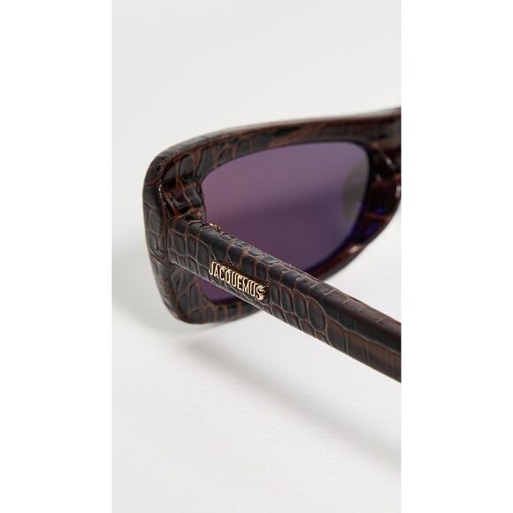 New Jacquemus X Linda Farrow Rectangular Snake 55-16-145 Sunglasses main image 6